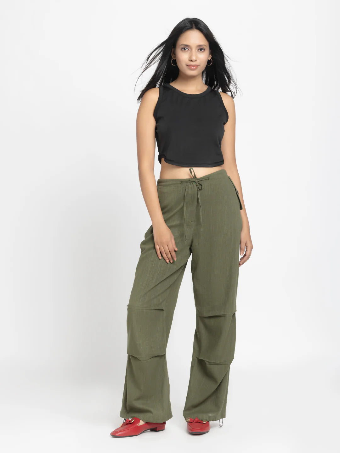 Ranger Green Long Relaxed Pants