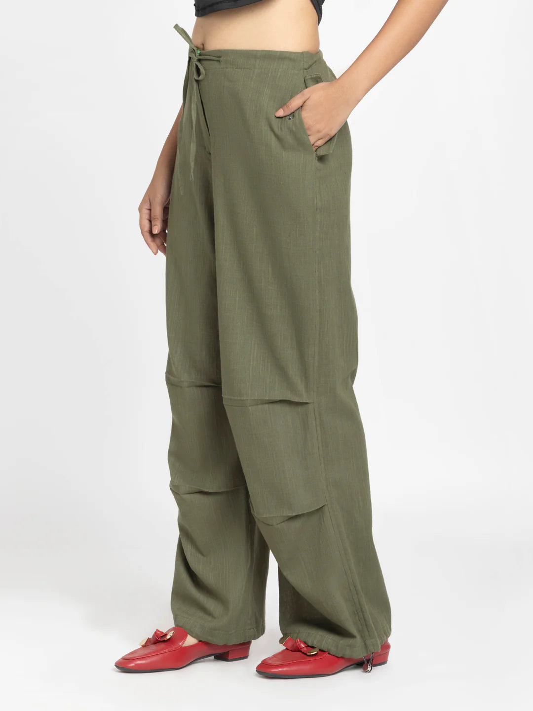 Ranger Green Long Relaxed Pants