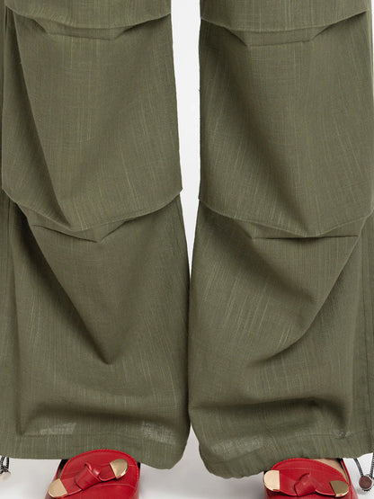 Ranger Green Long Relaxed Pants